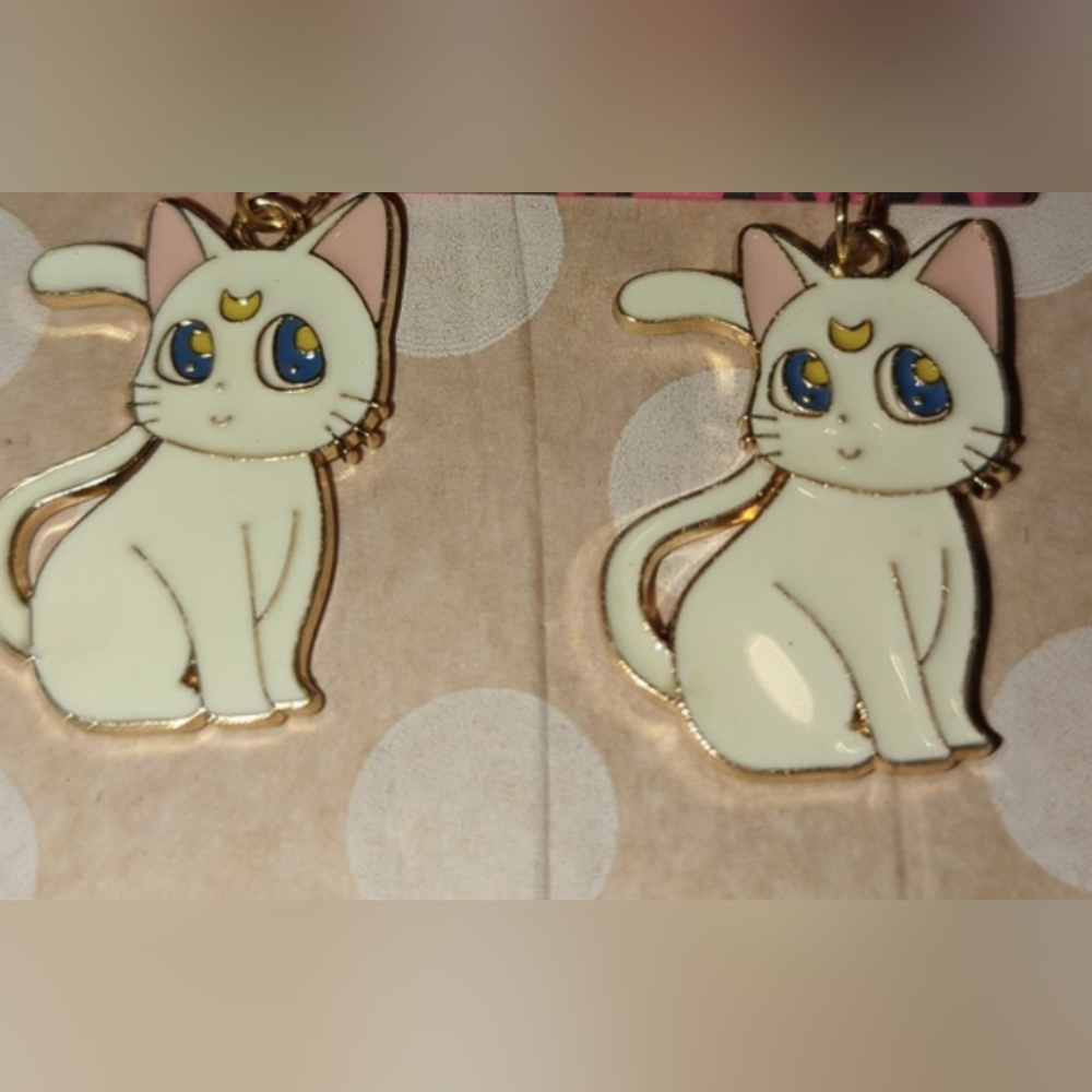 Sailor moon Cat earrings
